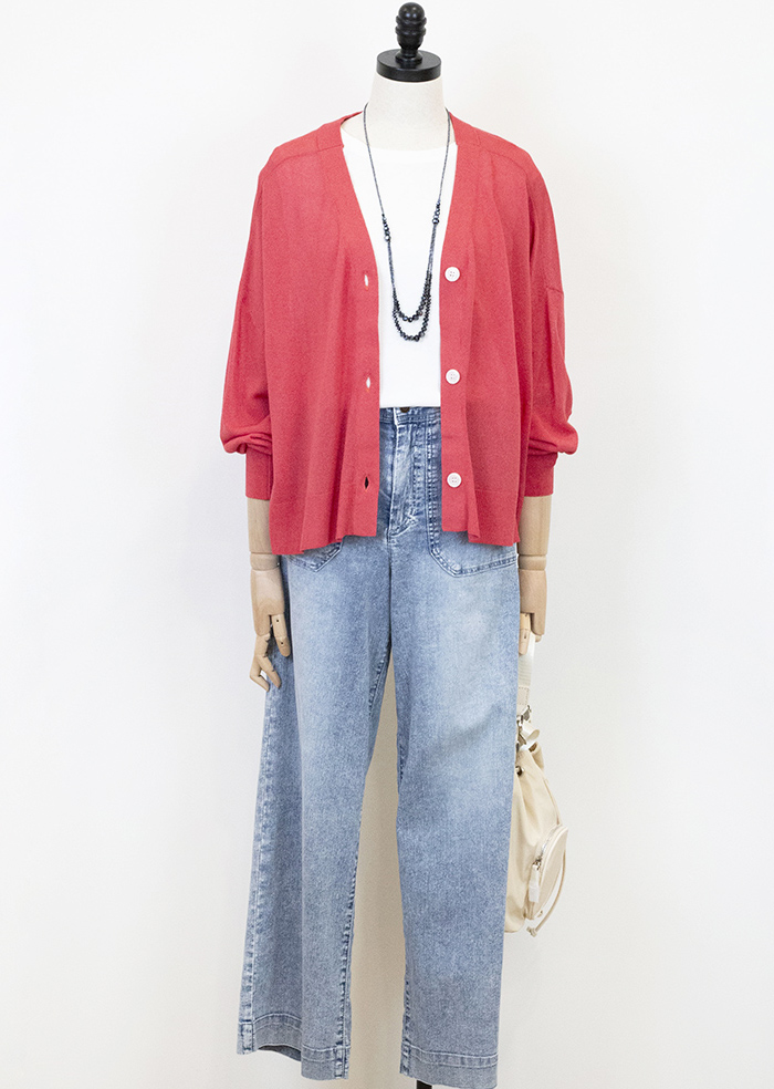 C`EST MOIJEU 溫柔簡約百搭款V領針織外套