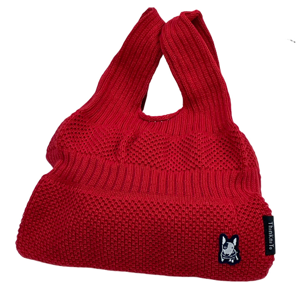 JIONE  俏麗時尚針織手提包