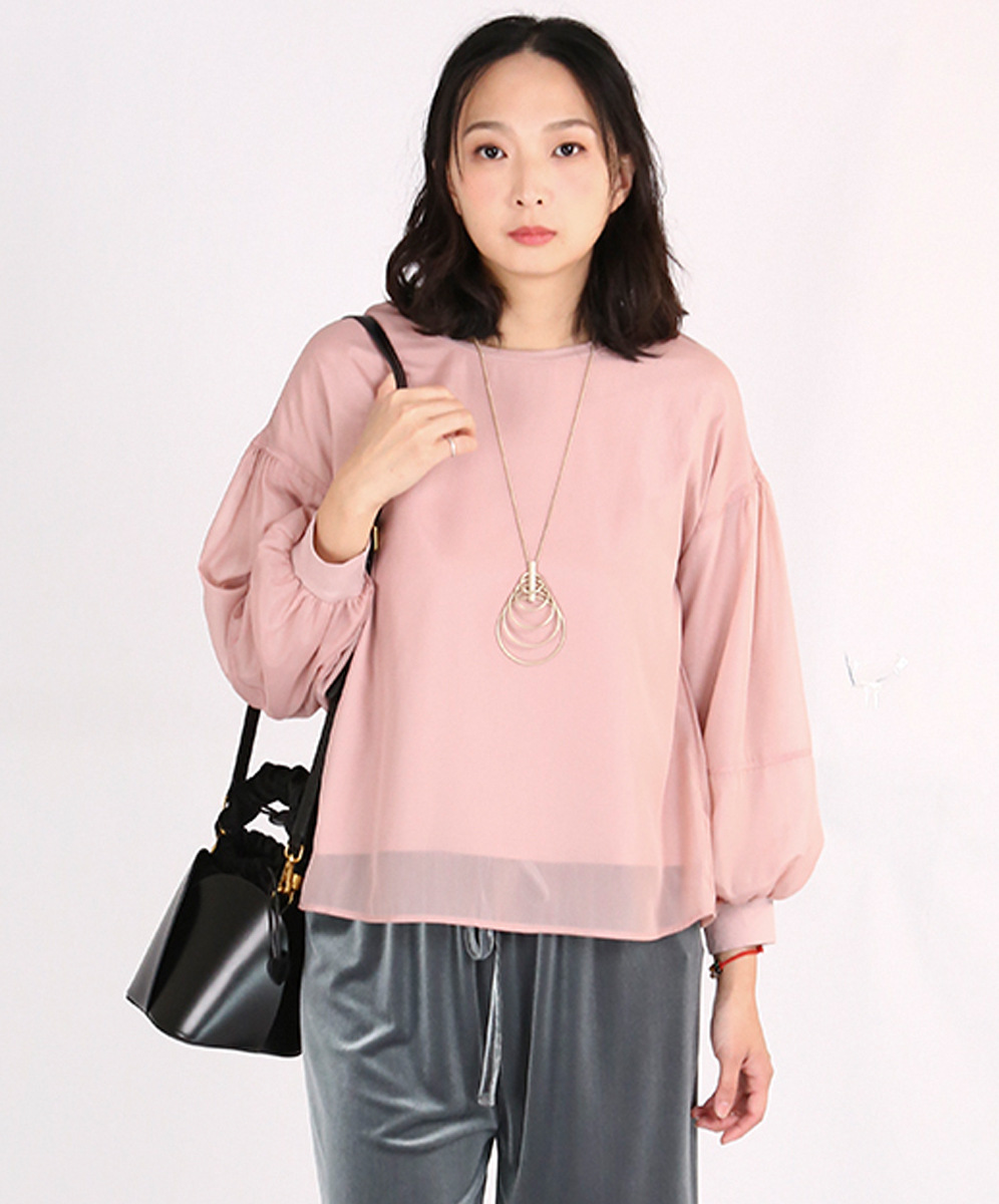 ARIES  浪漫甜美雙層網紗上衣