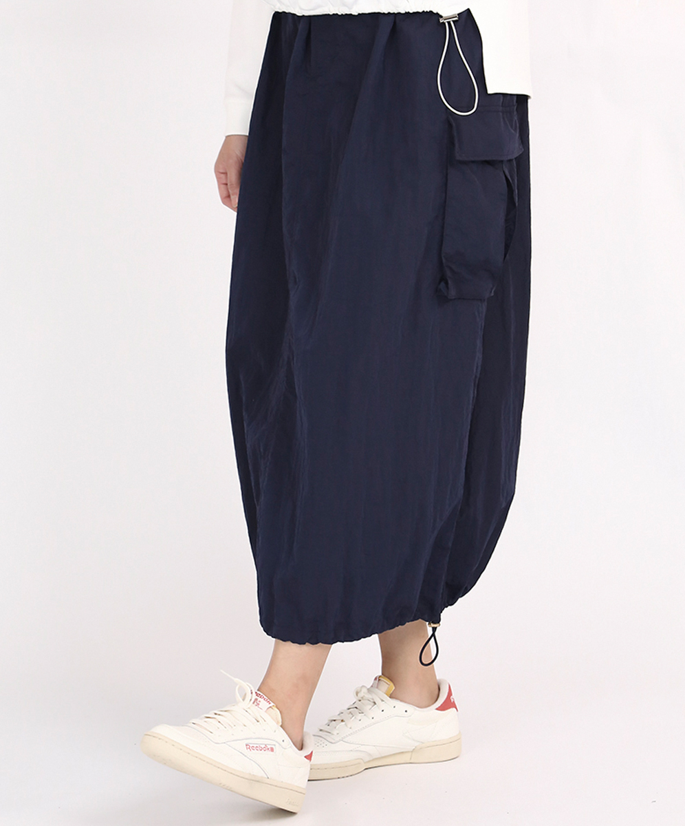 C`EST MOIJEU  休閒運動風抽繩長裙