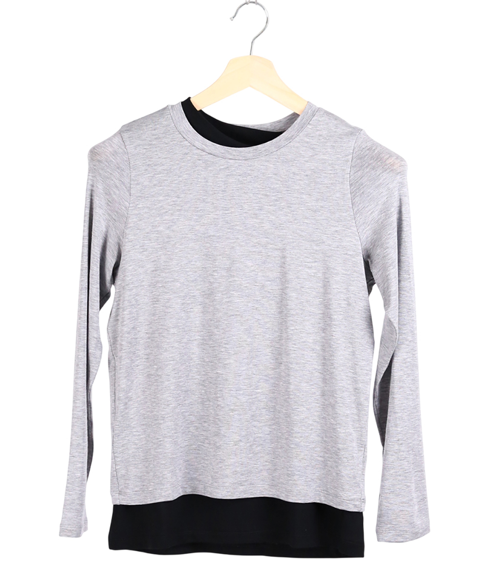 mizuiroind 簡約跳色層次設計感上衣