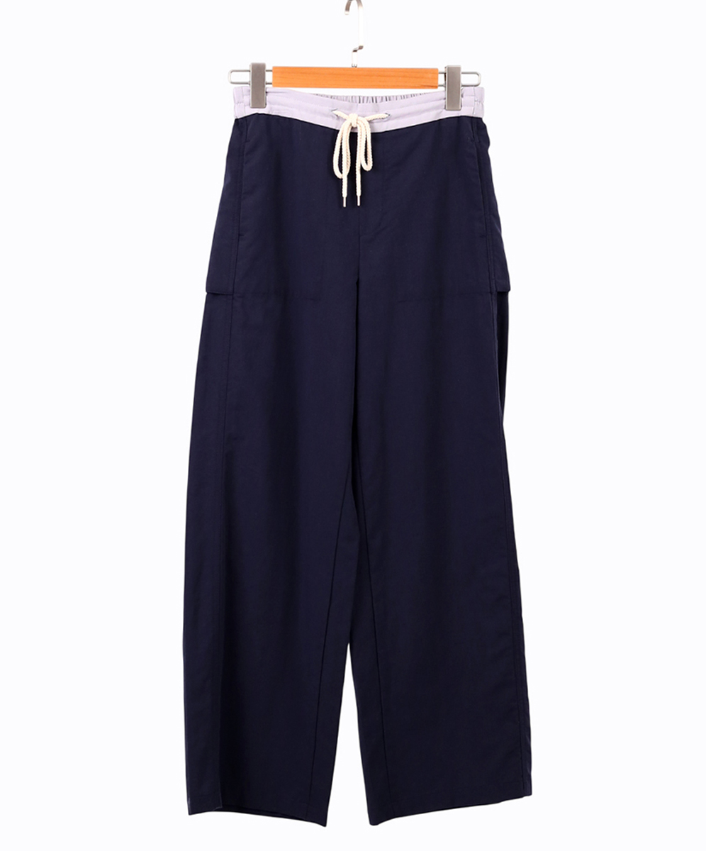 KARO  都會休閒跳色拼接休閒褲